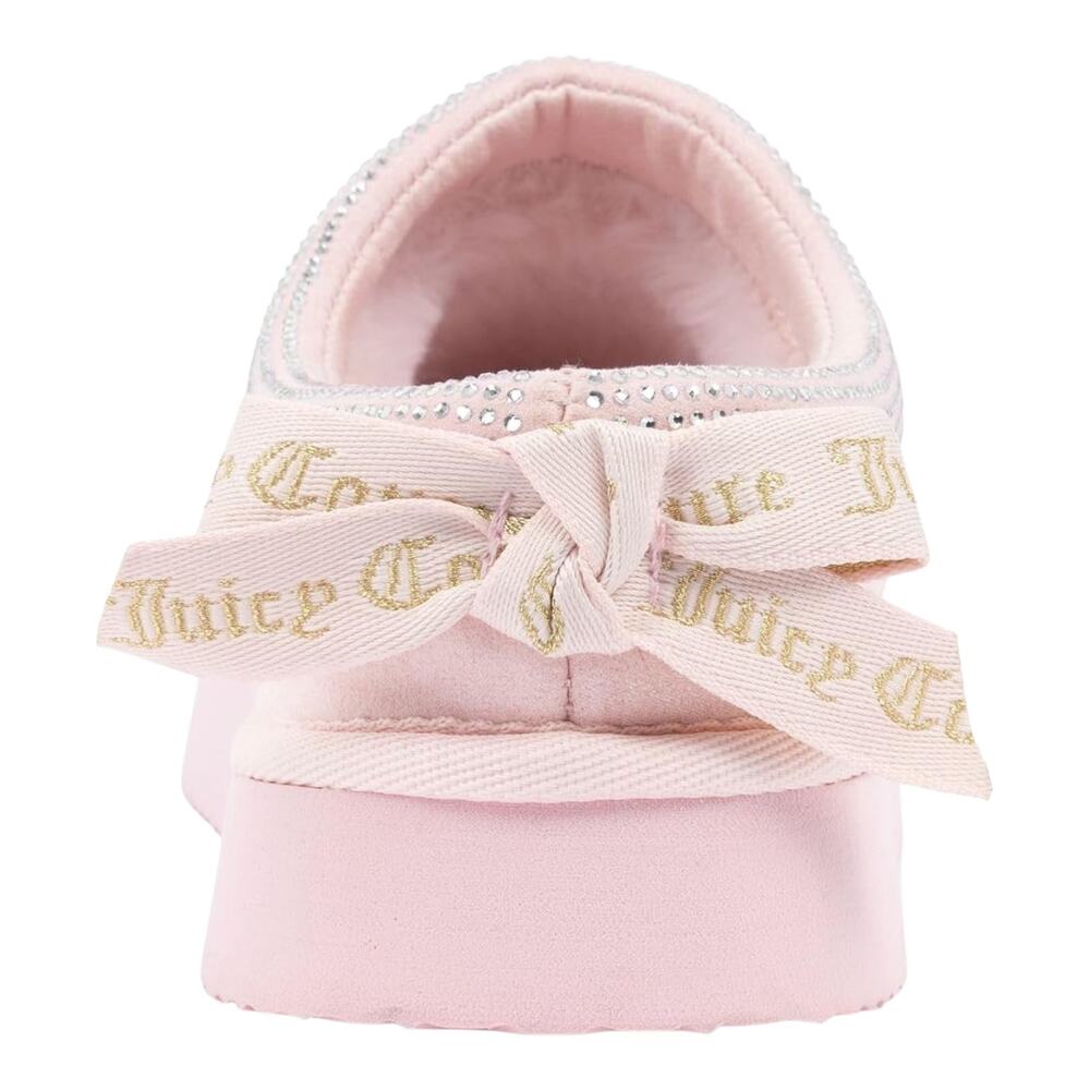 Juicy Couture Women's Olyana Embellished Closed Toe Clog Slippers Blush Size 9 - Picture 3 of 5